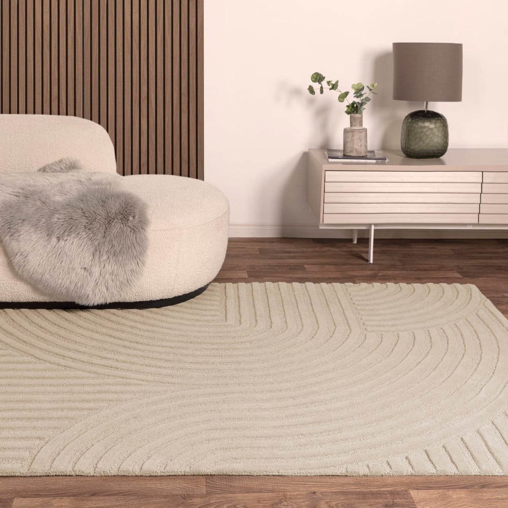 Beżowy dywan wełniany 120x170 cm Hague – Asiatic Carpets (zdjęcie 3)