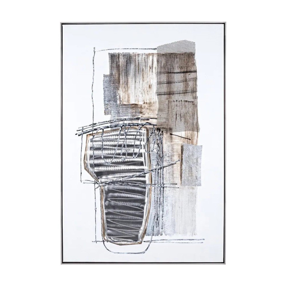 Obraz na płótnie z ramą w zestawie 82,5x122,5 cm Crown – Bizzotto