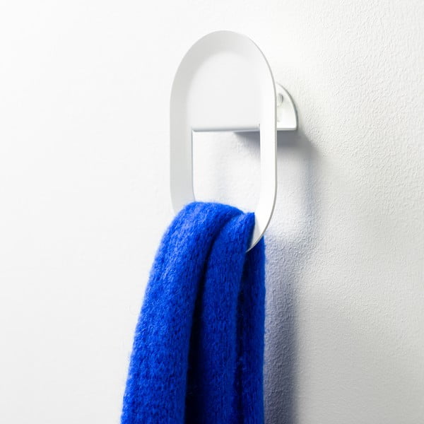 Biały ścienny stalowy haczyk Coucou – Spinder Design-image-2