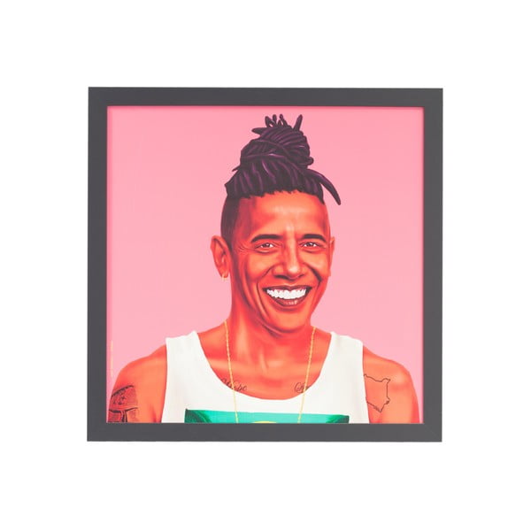 Obraz Fisura Barack Obama, 56x56 cm