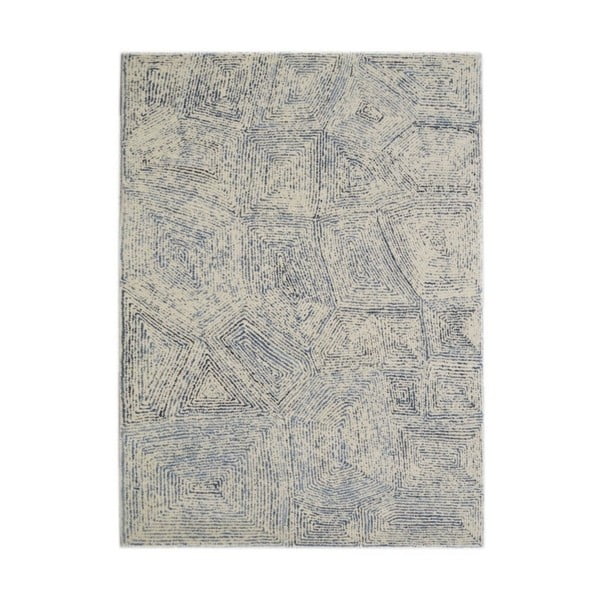 Niebiesko-biały dywan The Rug Republic Maze, 230x160 cm