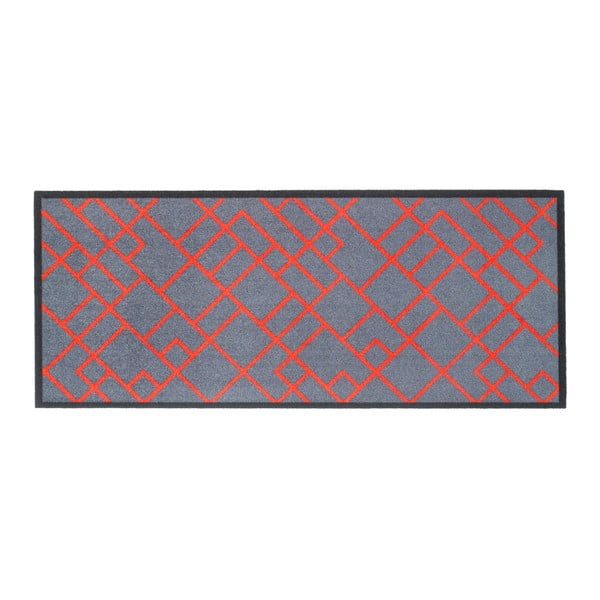 Wycieraczka Hamat Brick Red & Grey, 50x120 cm