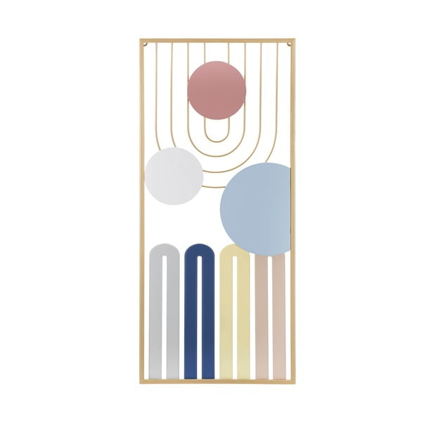 Metalowa dekoracja ścienna 37x84 cm Colorful – Mauro Ferretti