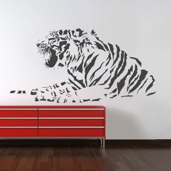 Naklejka na ścianę Tygrysia, 90x120 cm