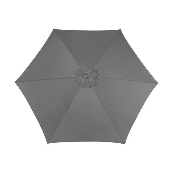 Czarny parasol ogrodowy ø 300 cm Roja – Rojaplast-image-2