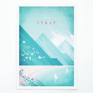 Plakat Travelposter Italy, 30 x 40 cm