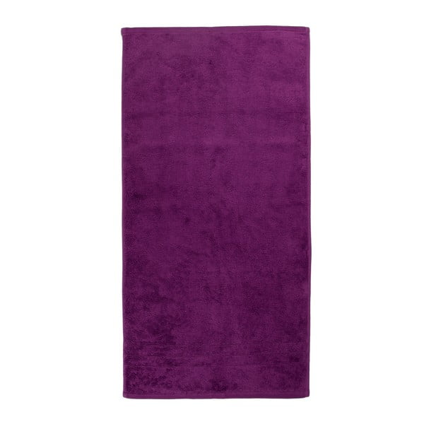 Ciemnofioletowy ręcznik Artex Omega, 50x100 cm