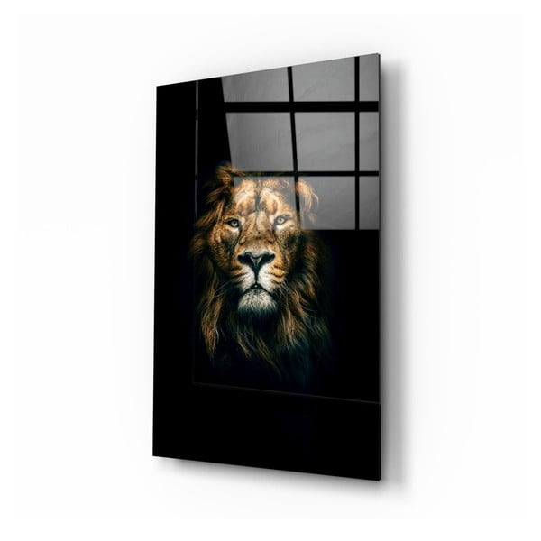 Szklany obraz Insigne Lion, 70x110 cm