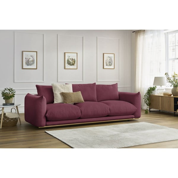Bordowa sofa 265 cm Ernest – Bobochic Paris-image-1