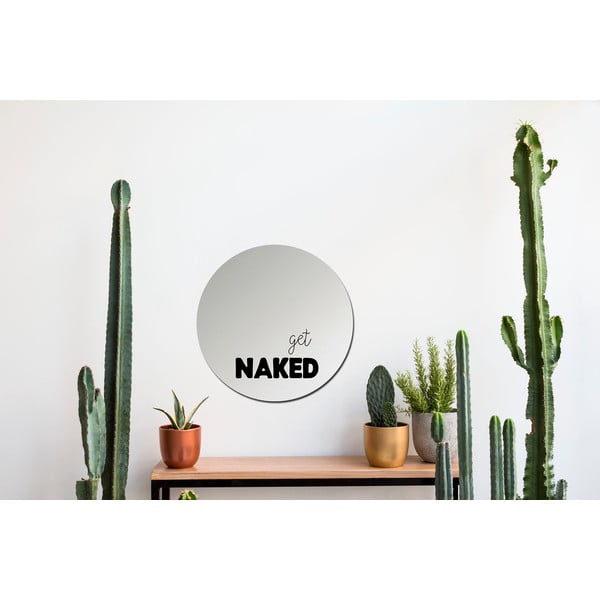 Okrągłe lustro Little Nice Things Get Naked, ø 25 cm-image-1