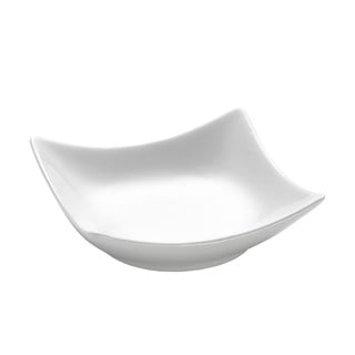 Biała porcelanowa miska Maxwell & Williams Basic Wave, 10,5x10,5 cm