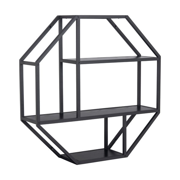 Czarna półka ścienna Actona Seaford-image-1