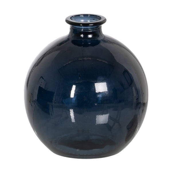Ciemnoniebieski ręcznie wykonany wazon (wysokość 18 cm) – Ixia