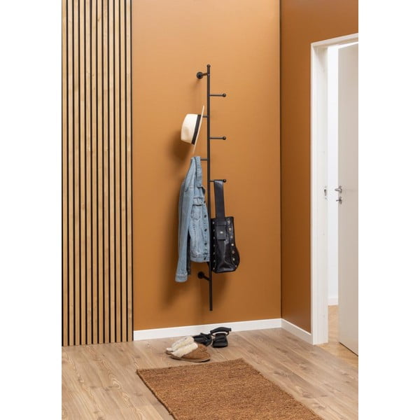 Czarny metalowy wieszak Aspen – Actona-image-1