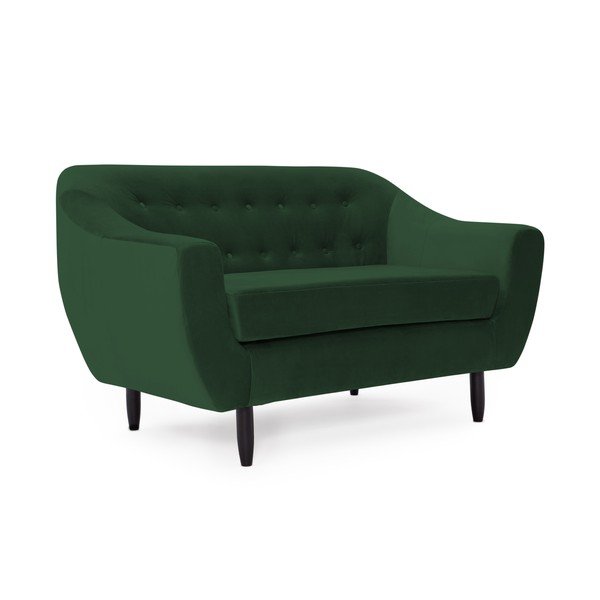 Zielona sofa 2-osobowa Vivonita Laurel Emerald-image-2