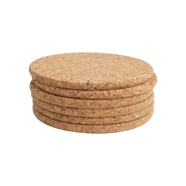 Zestaw 6 korkowych podkładek pod kubki T&G Woodware Marseille-image-2