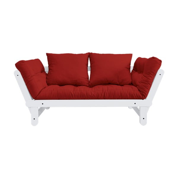 Sofa rozkładana Karup Beat White/Red