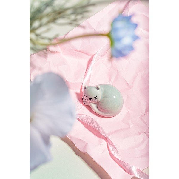 Figurka ceramiczna (wysokość 3 cm) Pawfect Cat – Sass & Belle-image-1