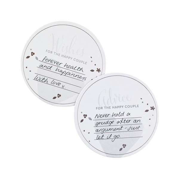 Ślubne podstawki dla gości z miejscem na notatki Busy B-image-2