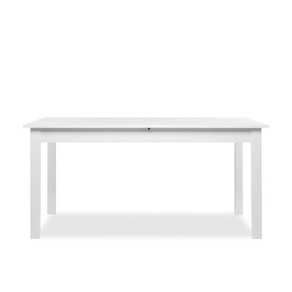 Biały stół rozkładany z matową powierzchnią Intertade Coburg, 160x90 cm