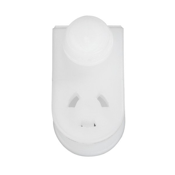 Białe haczyki do zasłony prysznicowej zestaw 12 szt. 2 cm Era – Wenko-image-1