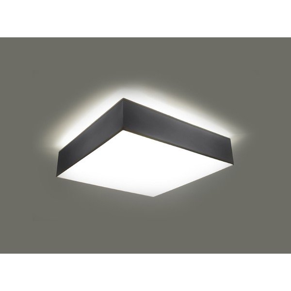 Szara lampa sufitowa 25x25 cm Mitra – Sollux-image-3