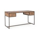 Biurko z blatem z drewna akacjowego 60x150 cm Elmer – Bizzotto