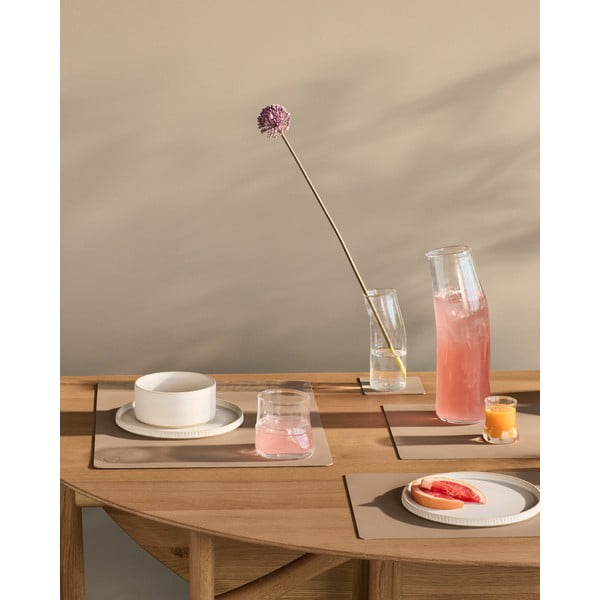 Mata stołowa ze skóry ekologicznej 35x45 cm Square L Nupo – LIND DNA-image-1