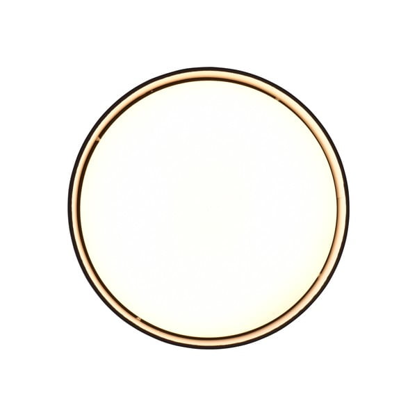 Czarna lampa sufitowa LED ø 30 cm Locarno – Reality-image-3