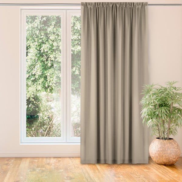 Beżowa zasłona 300x300 cm Carmena – Homede-image-1