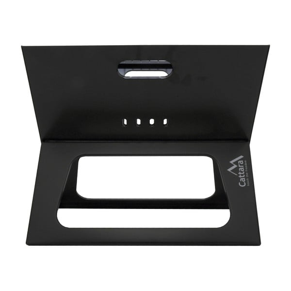 Składany czarny grill na węgiel drzewny Cattara Piran-image-2