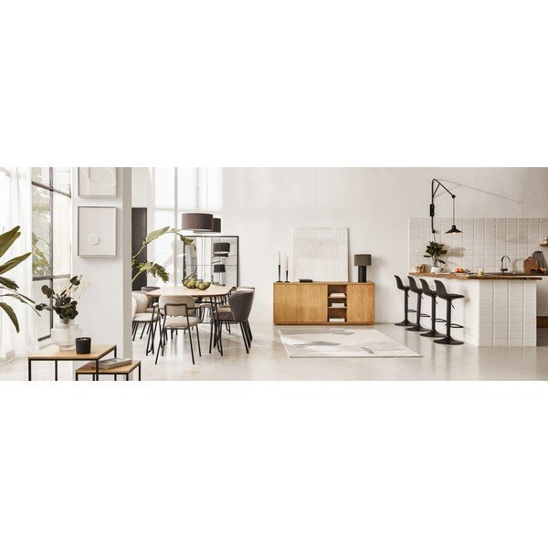 Beżowe tapicerowane krzesła zestaw 2 szt. Ciselia – Kave Home-image-3