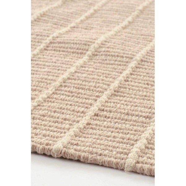 Beżowy bawełniany chodnik tkany ręcznie 80x150 cm Irma – Jotex-image-2