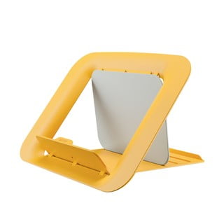 Żółta regulowana podstawka pod laptopa Leitz ERGO Cosy