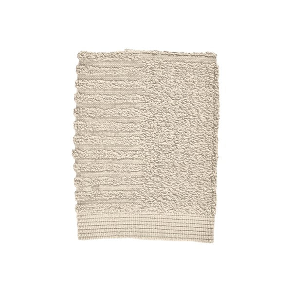 Beżowy bawełniany ręcznik frotte 30x30 cm Classic – Zone