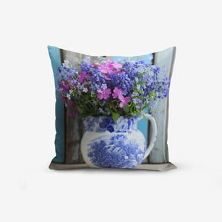 Poszewka na poduszkę z domieszką bawełny Minimalist Cushion Covers Double Colorful Vazo Cicegi, 45x45 cm