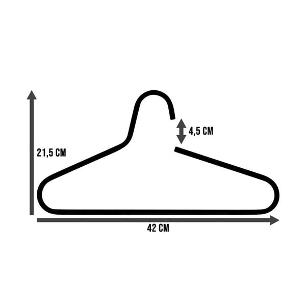 Metalowe wieszaki zestaw 5 szt. Victorie – Spinder Design-image-3