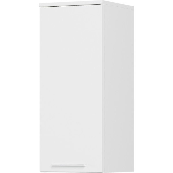 Biała wisząca szafka łazienkowa 30x73 cm Arvada – Germania-image-1