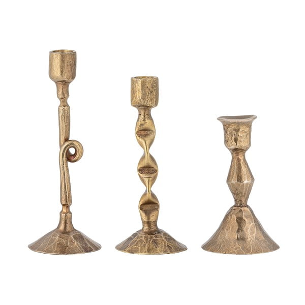 Metalowe świeczniki zestaw 3 szt. Efsa – Bloomingville