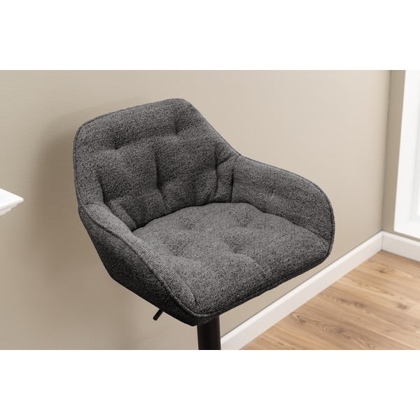 Ciemnoszare hokery obrotowe zestaw 2 szt. 109 cm Brooke – Actona-image-2