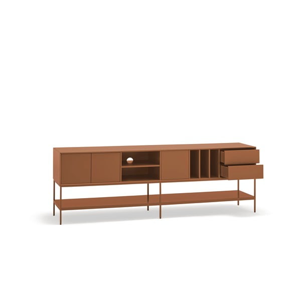 Ceglasta szafka pod TV 220x74x45 cm Platt – Teulat-image-4