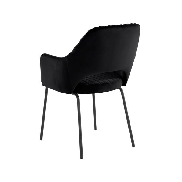 Czarne aksamitne krzesła zestaw 2 szt. Britney – Støraa-image-3