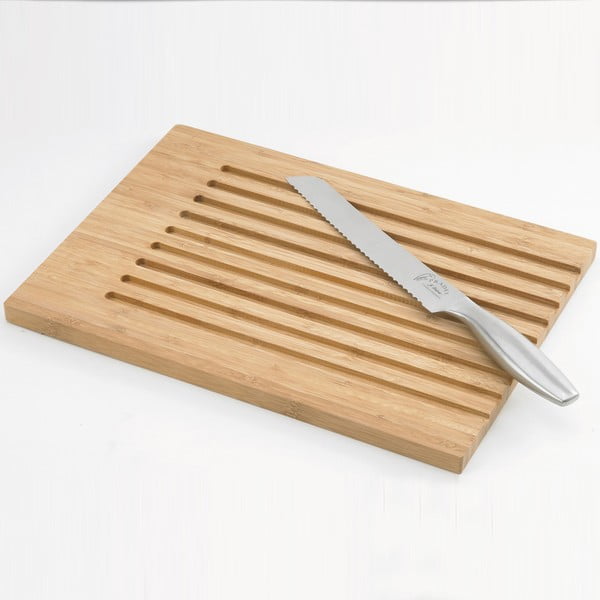Nóż do krojenia chleba z deską Jean Dubost Bamboo