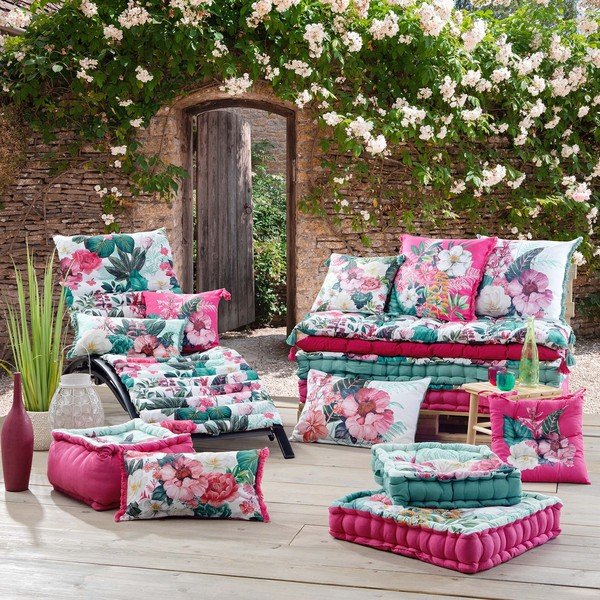 Poduszka ogrodowa do siedzenia na palety 60x180 cm Anabella – douceur d'intérieur-image-2