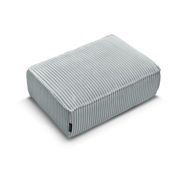 Jasnoszary sztruksowy podnóżek Chelsea – Bobochic Paris-image-4