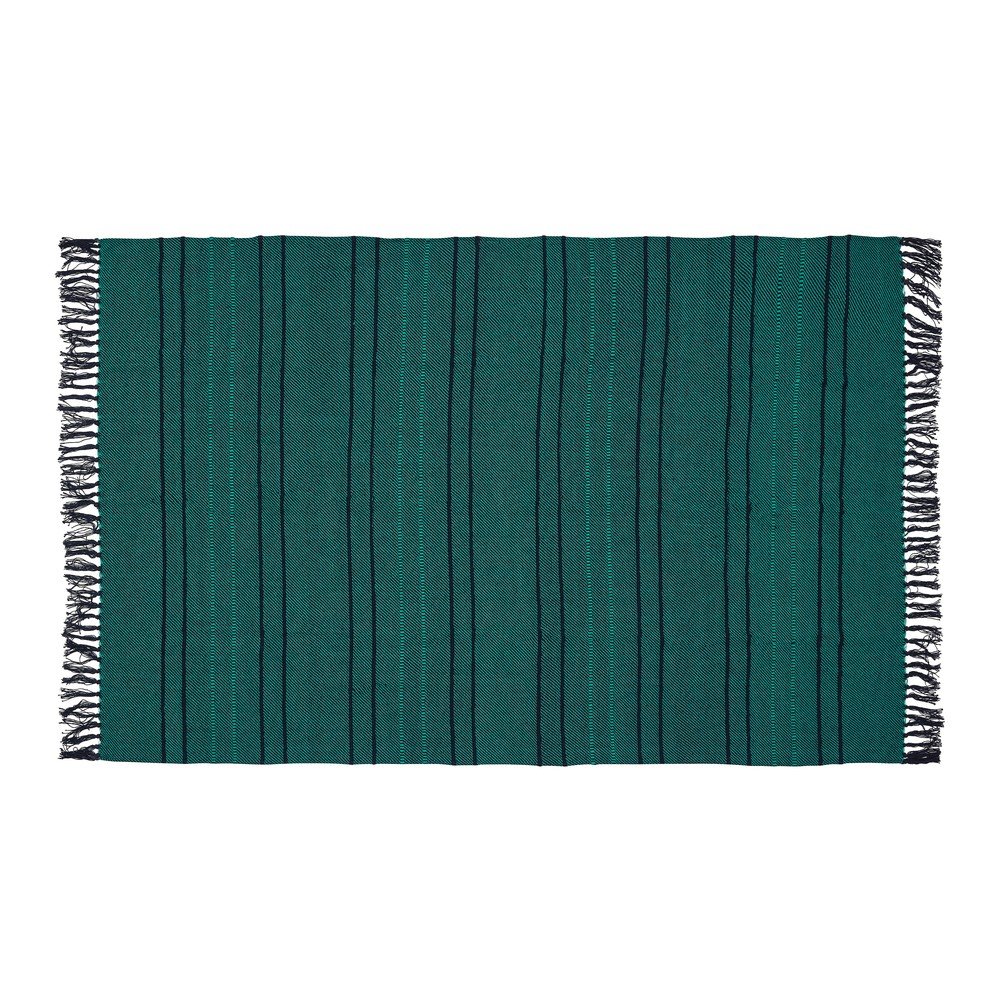 Zielony bawełniany koc 140x200 cm Tap – Hübsch
