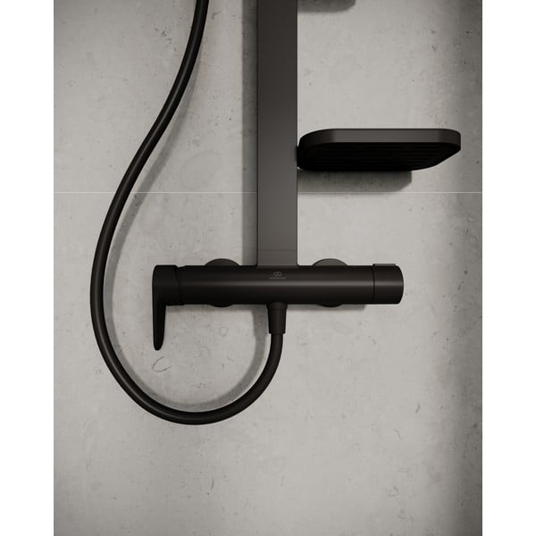 Metalowy zestaw prysznicowy w kolorze matowej czerni 111 cm ALU+ – Ideal Standard-image-4