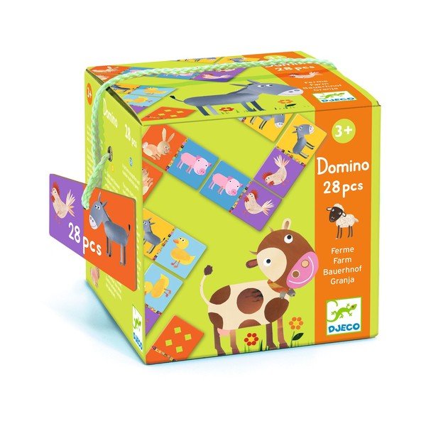 Domino dziecięce Djeco Na farmie-image-1