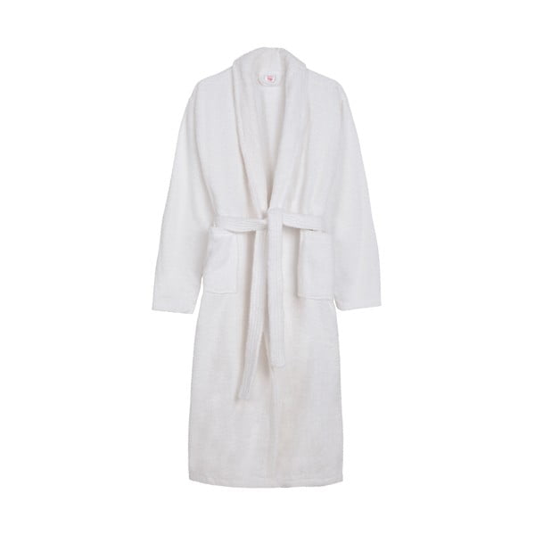 Biały bawełniany szlafrok w rozmiarze XL/XXL Terry – HIP