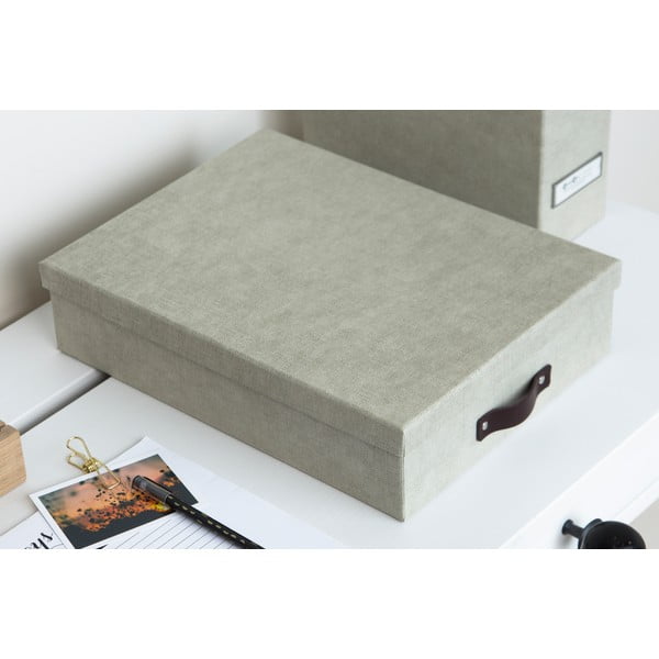 Beżowe pudełko Bigso Box of Sweden Oskar-image-1